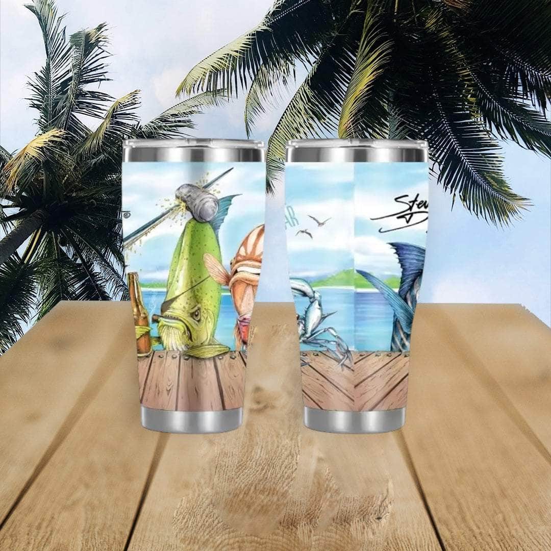 "Raw Bar" Stainless Steel Tumbler