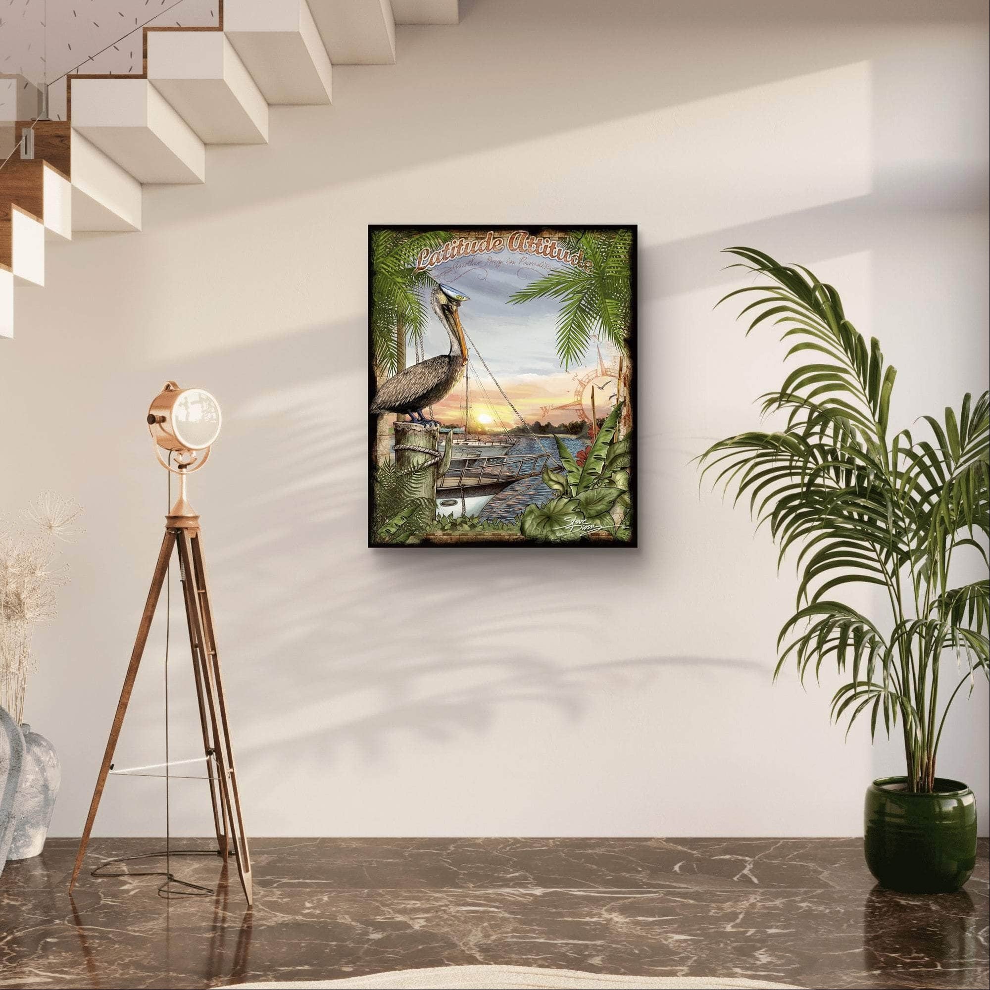 "Latitude Attitude" Limited Edition Canvas