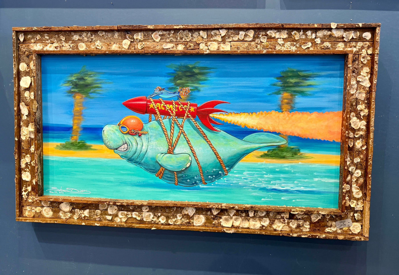 NEW! "Racing Potato" Original Acyrlic on Canvas by Steve Diossy