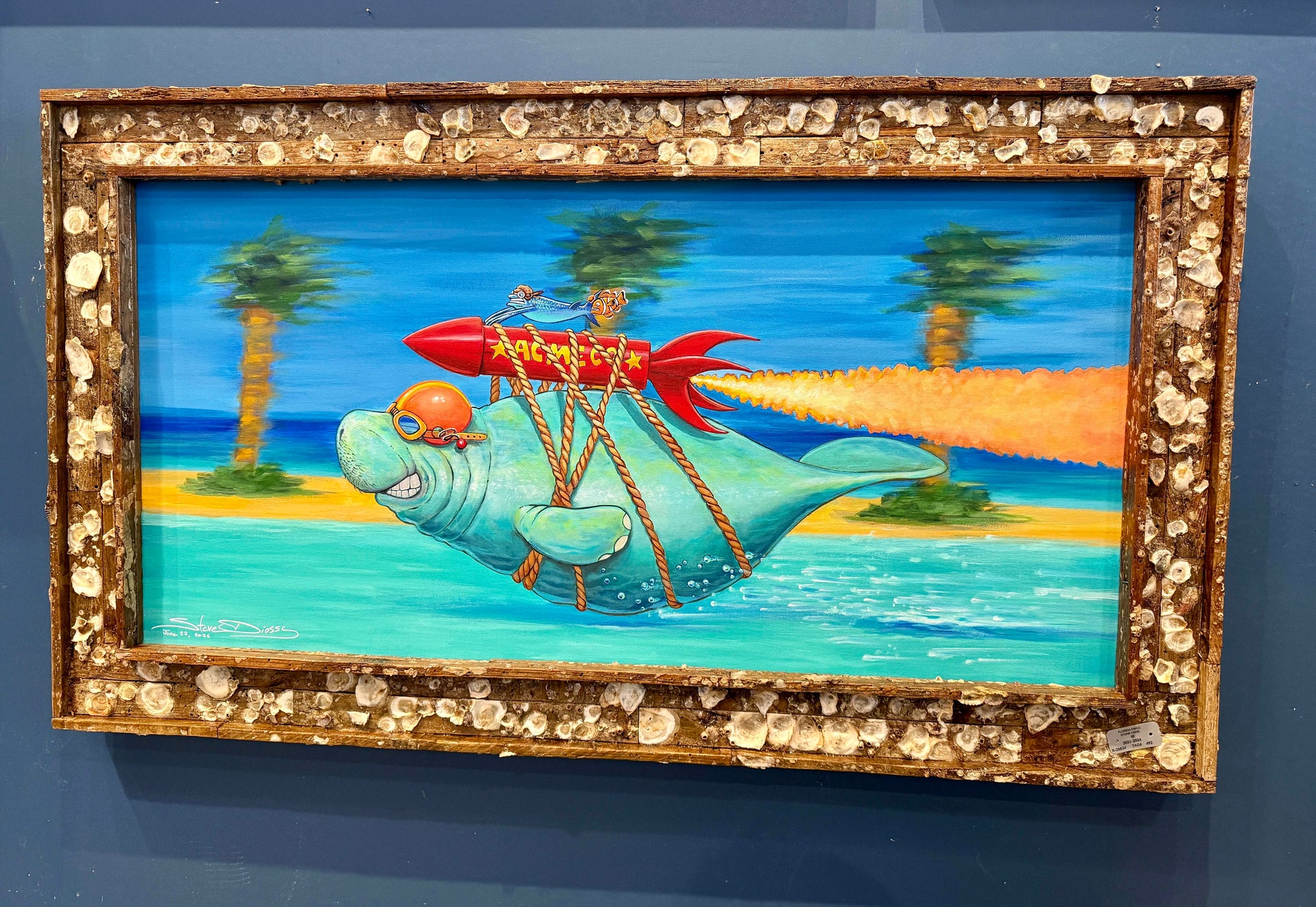 NEW! "Racing Potato" Original Acyrlic on Canvas by Steve Diossy