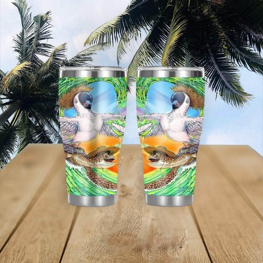NEW! "Margarita Wave" Stainless Steel Tumbler