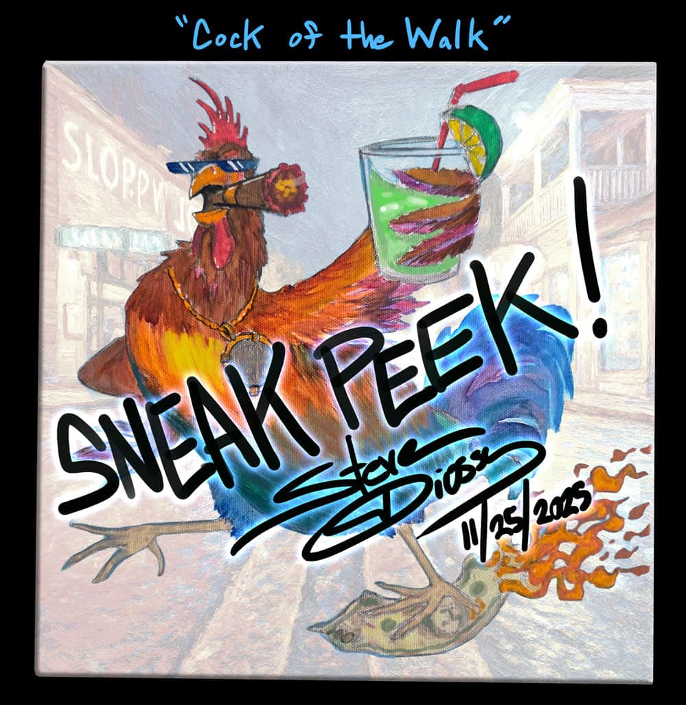 Pre-Order "Cock of the Walk" Limited Edition Canvas (Release December 2025)