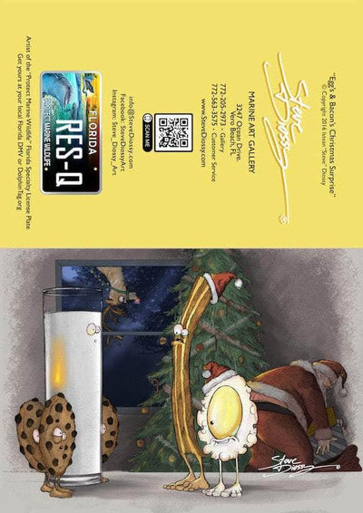 "Egg's & Bacon's Christmas Surprise" Holiday Card