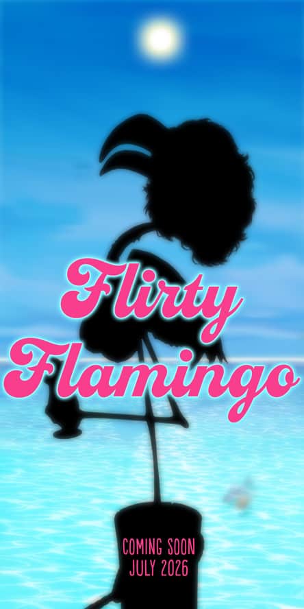 Pre-Order "Flirty Flamingo" Limited Edition Canvas - Release July 2026