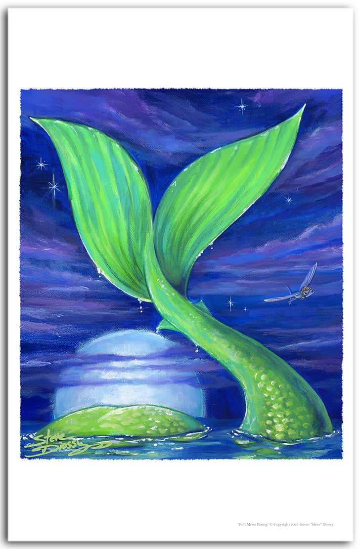 NEW! "Full Moon Rising" Fine Art Paper Print