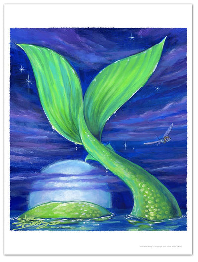 NEW! "Full Moon Rising" Fine Art Paper Print