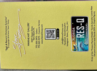 "Egg's & Bacon's Christmas Surprise" Holiday Card