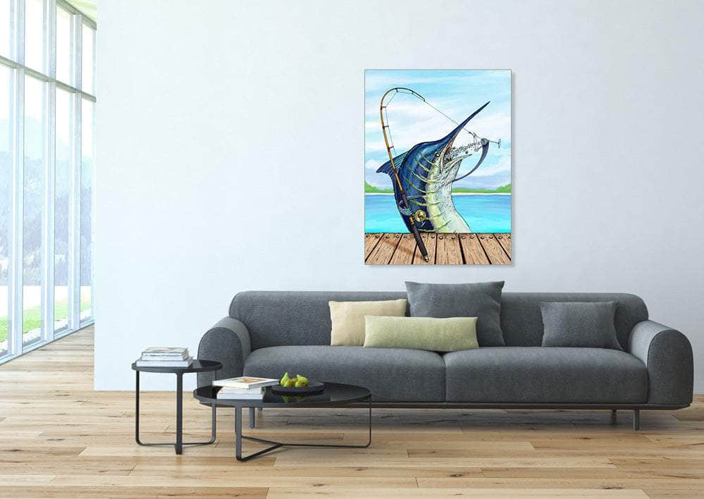 "Dirty Marlin Tini" Limited Edition Canvas