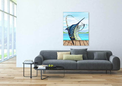 "Dirty Marlin Tini" Limited Edition Canvas