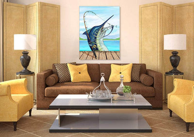 "Dirty Marlin Tini" Limited Edition Canvas