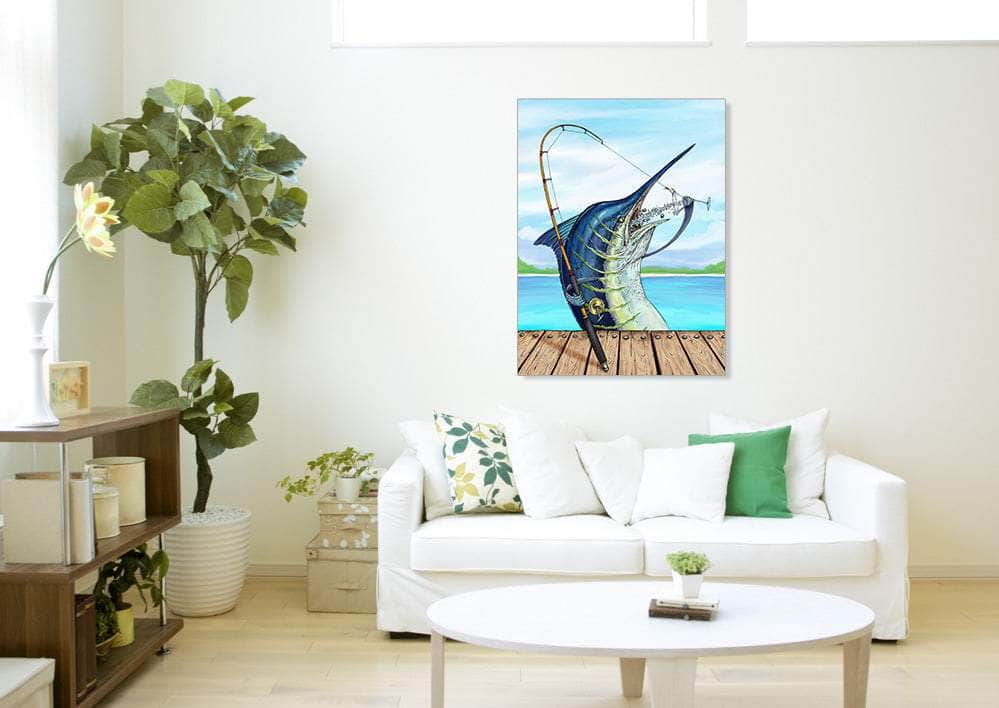 "Dirty Marlin Tini" Limited Edition Canvas
