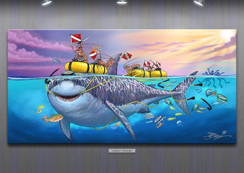 Pre-Order "Lobster's Revenge" Limited Edition Canvas - Ships early October 2026