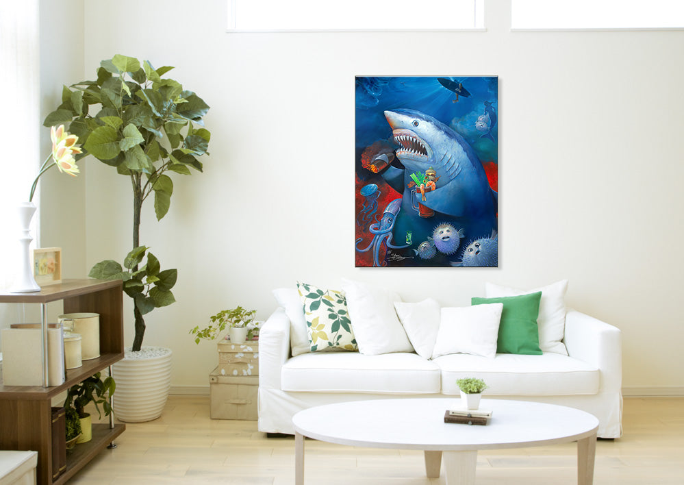 "The Sharkfather II" Limited Edition Canvas