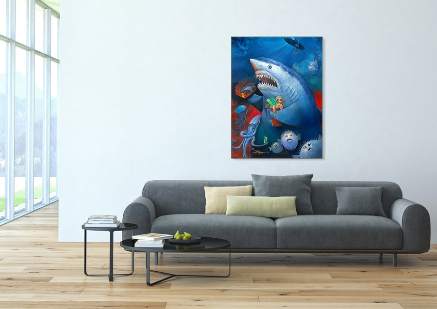 "The Sharkfather II" Limited Edition Canvas