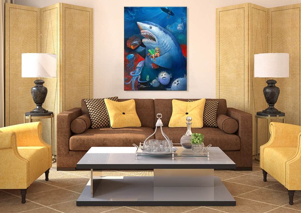 "The Sharkfather II" Limited Edition Canvas