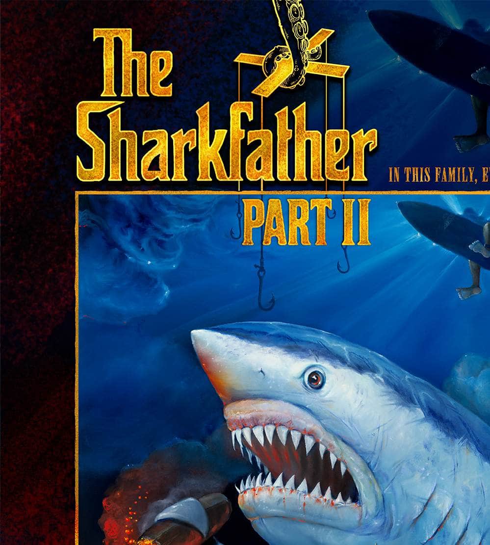"The Sharkfather II: Cinematic Edt.” Limited Edition Canvas