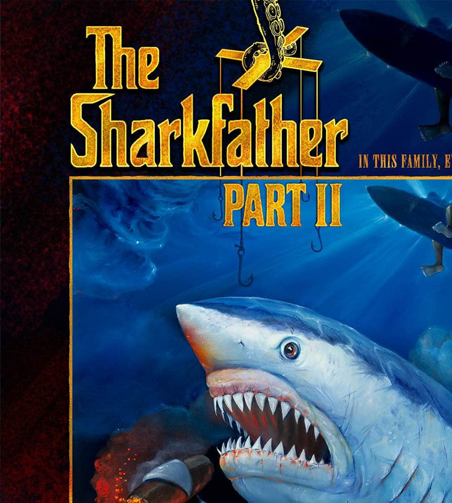 "The Sharkfather II: Cinematic Edt.” Limited Edition Canvas