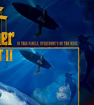 "The Sharkfather II: Cinematic Edt.” Limited Edition Canvas