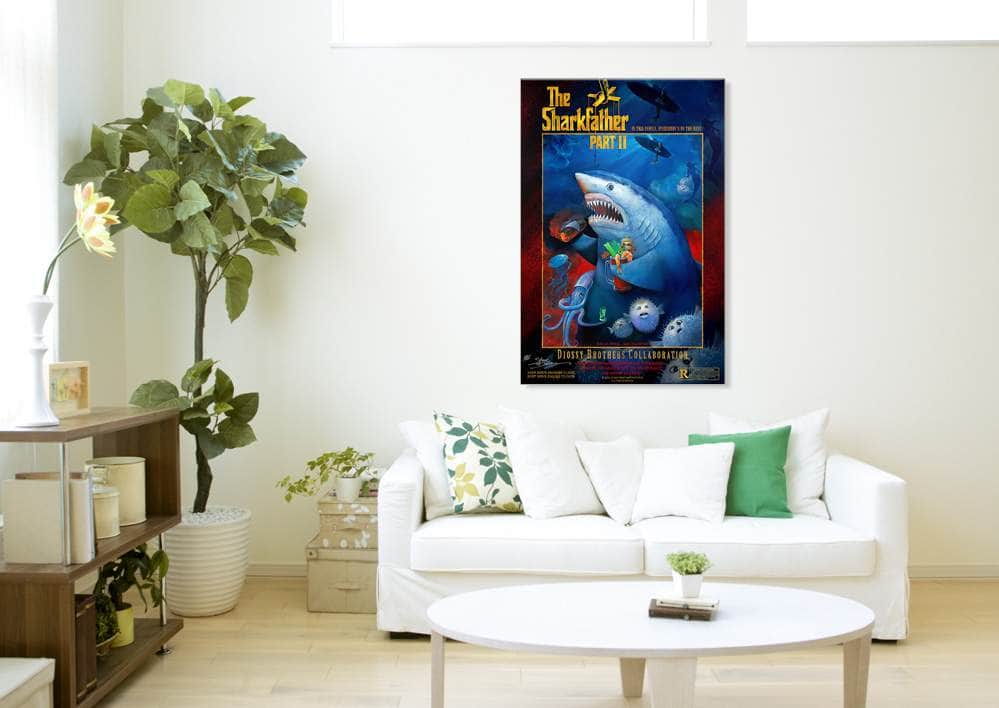 "The Sharkfather II: Cinematic Edt.” Limited Edition Canvas