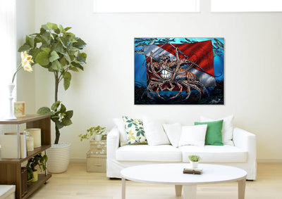 "Tickle This Lobster" Limited Edition Canvas