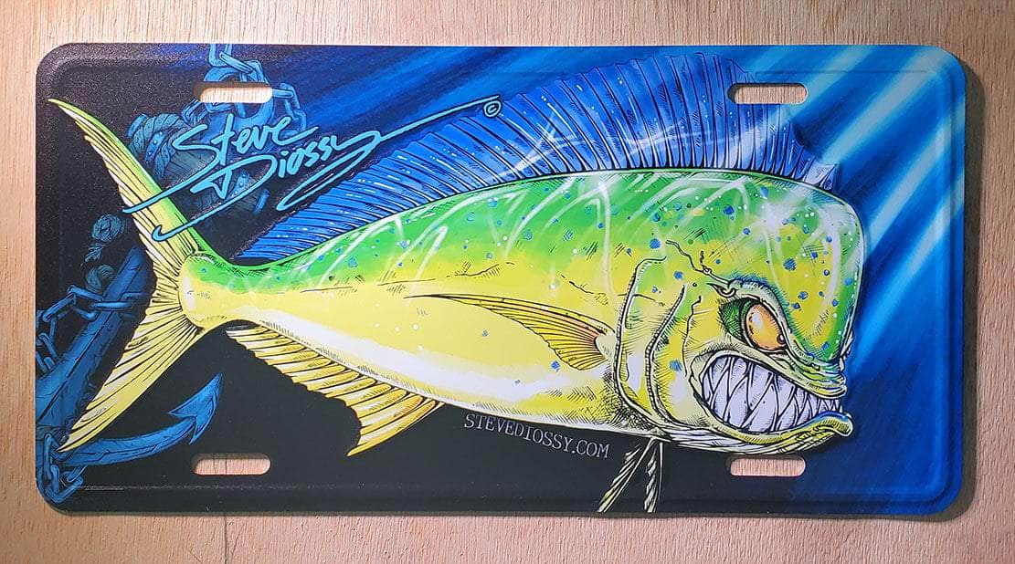 "Mad Mahi" Front License Plate