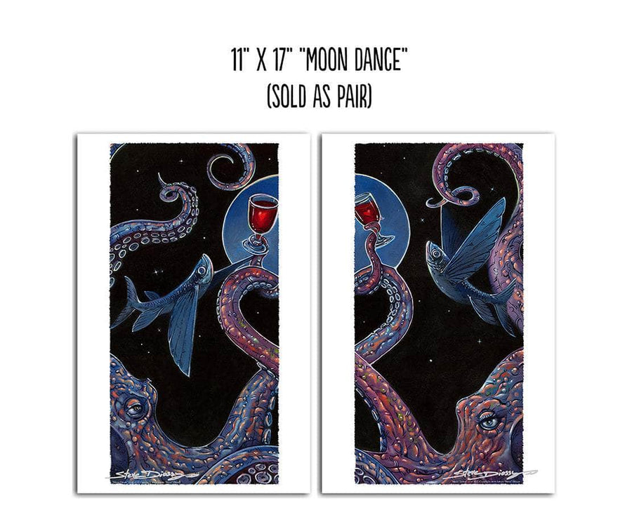 "Moon Dance" Fine Art Paper Print Pair