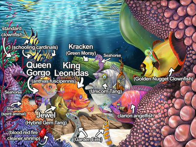 "Anemones Closer" (Keep your friends close and your anemones closer) Limited Edition Canvas