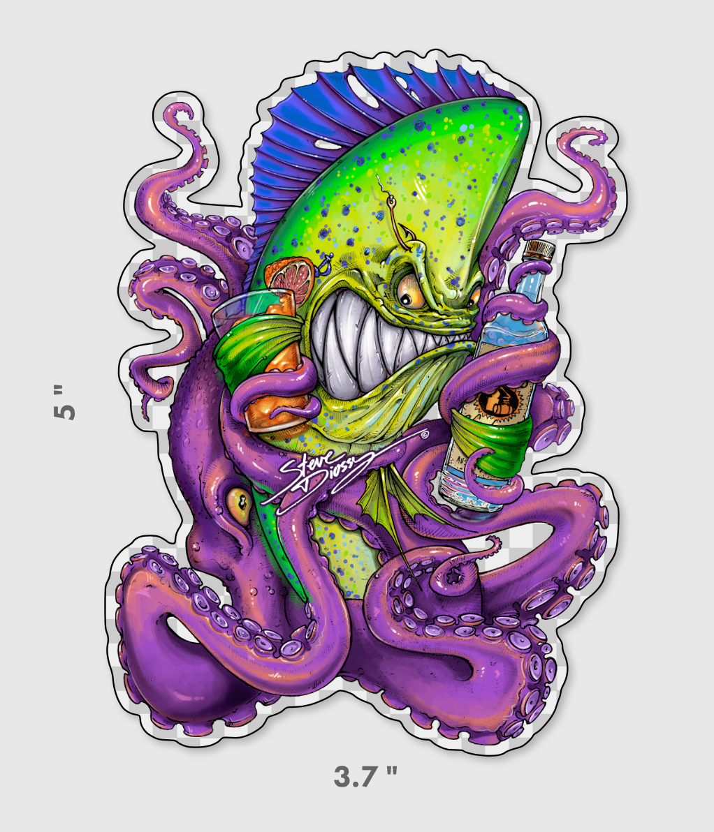 "Mahi Vice" Mini Sticker