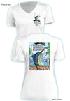 2024 Official Palm Beach Intl' Boat Show - Ladies Short Sleeve V-neck- 100% Polyester
