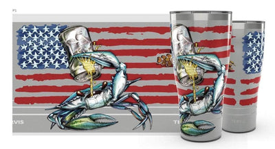 "Crabeer USA" Stainless Steel Tervis Tumbler