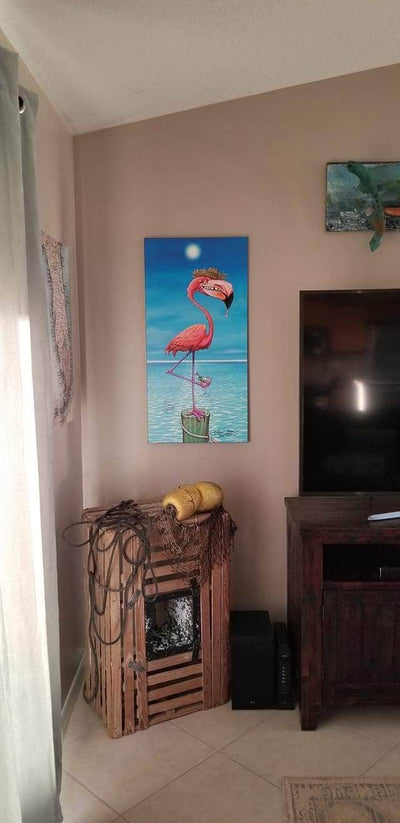 "Dirty Flamingo" Limited Edition Canvas
