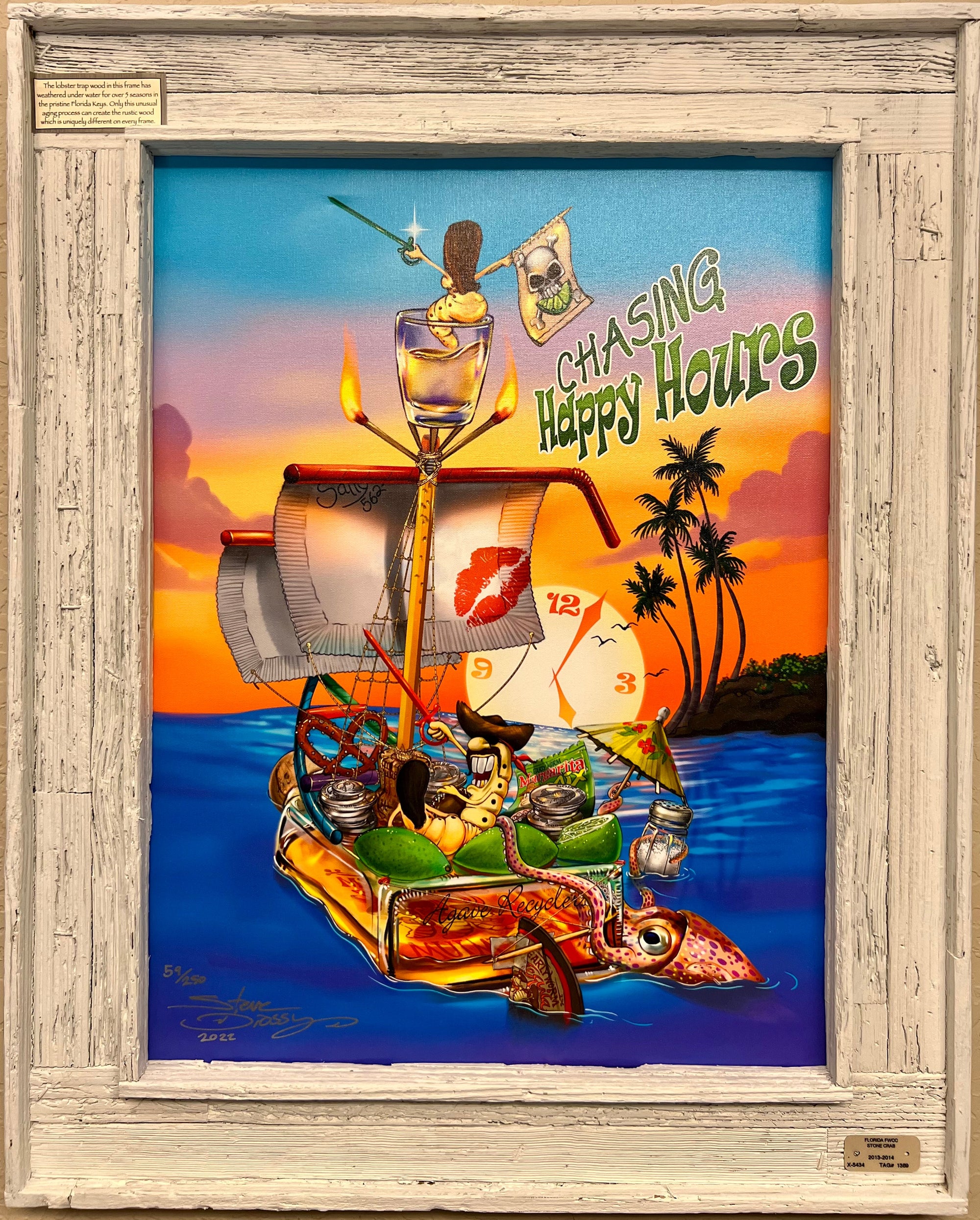 "Chasing Happy Hours" Limited Edition Canvas