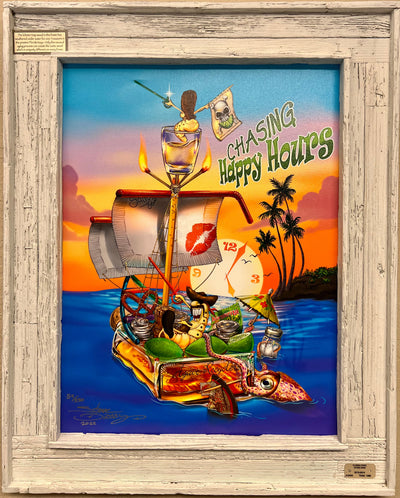 "Chasing Happy Hours" Limited Edition Canvas