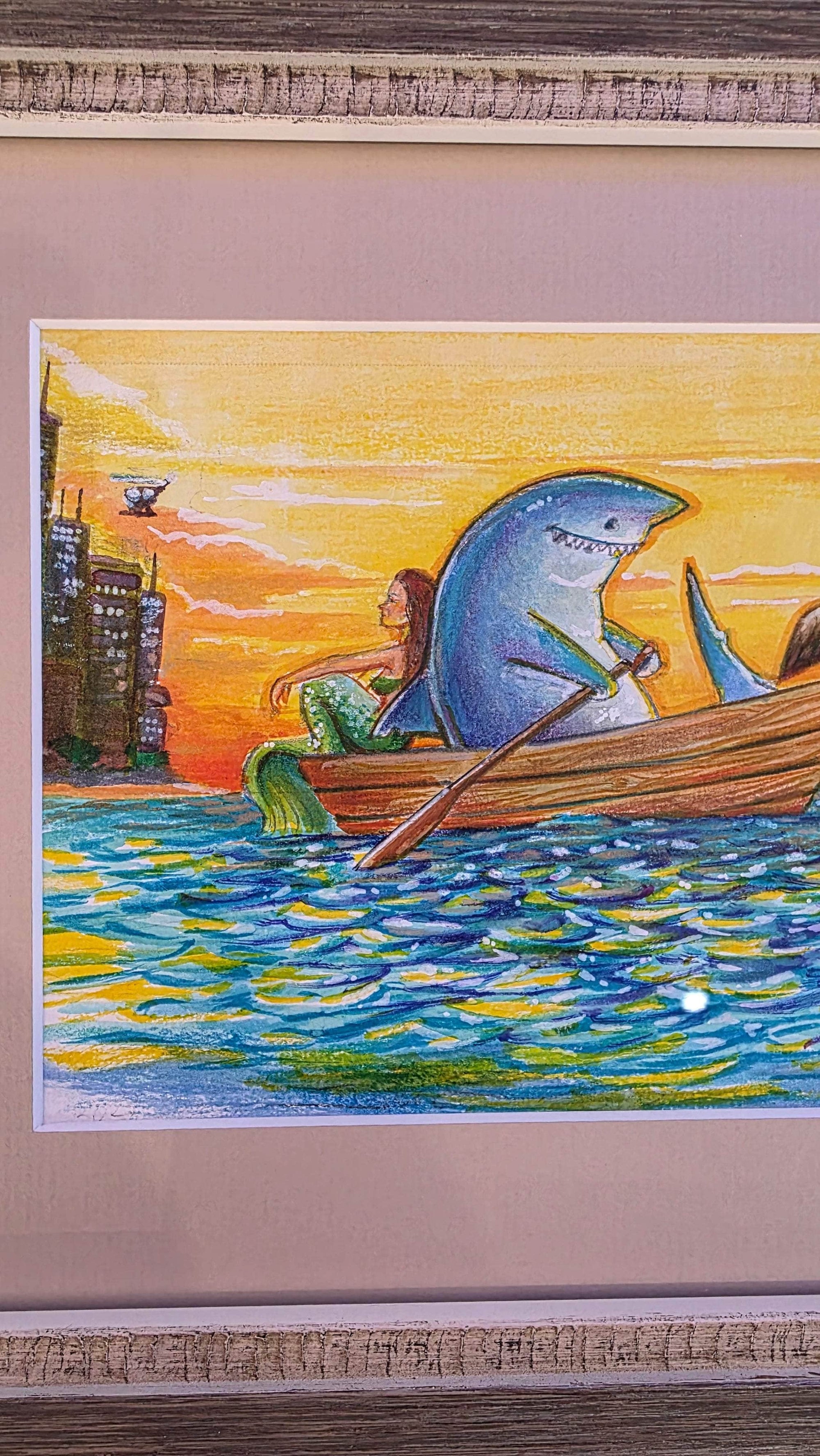 Auction Closed: "The Great Escape" Original Watercolor by Steve Diossy