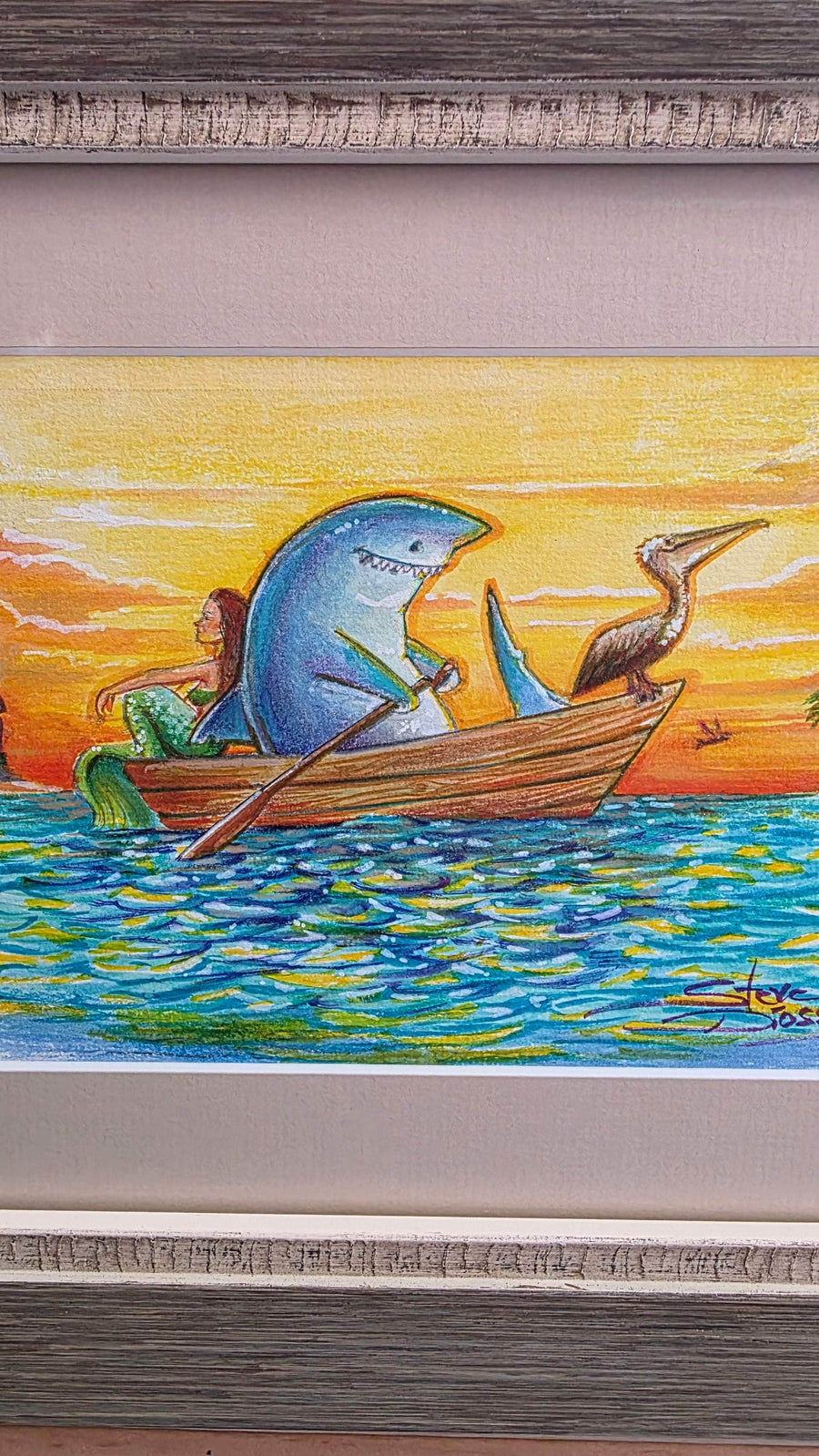 Auction Closed: "The Great Escape" Original Watercolor by Steve Diossy