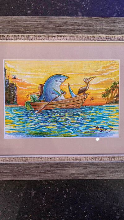 Auction Closed: "The Great Escape" Original Watercolor by Steve Diossy