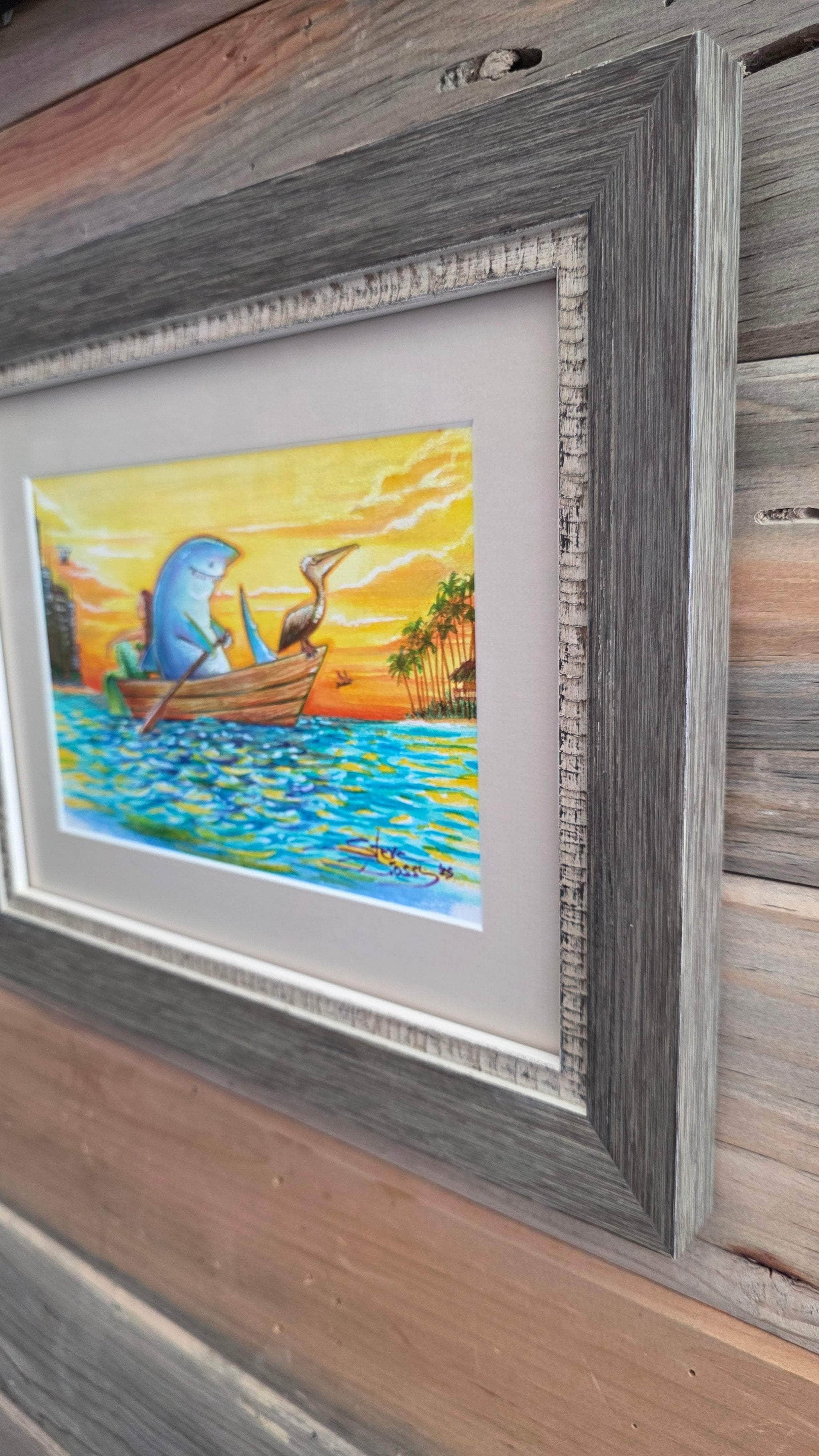 Auction Closed: "The Great Escape" Original Watercolor by Steve Diossy