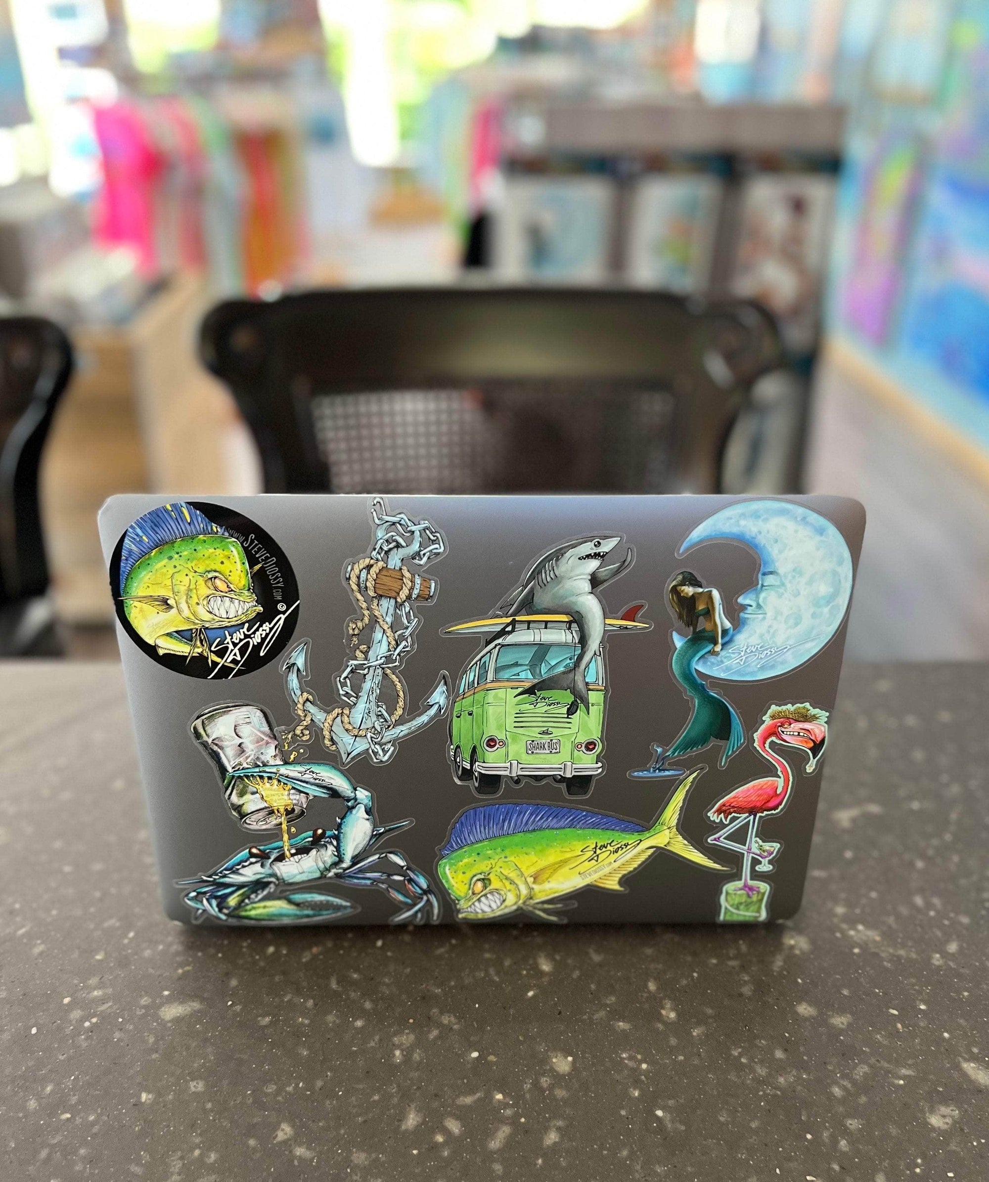 "Mad Mahi" Mini Sticker