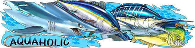 "Predator Fish Tear" Custom Premium Vinyl Boat SlamWrap by Steve Diossy