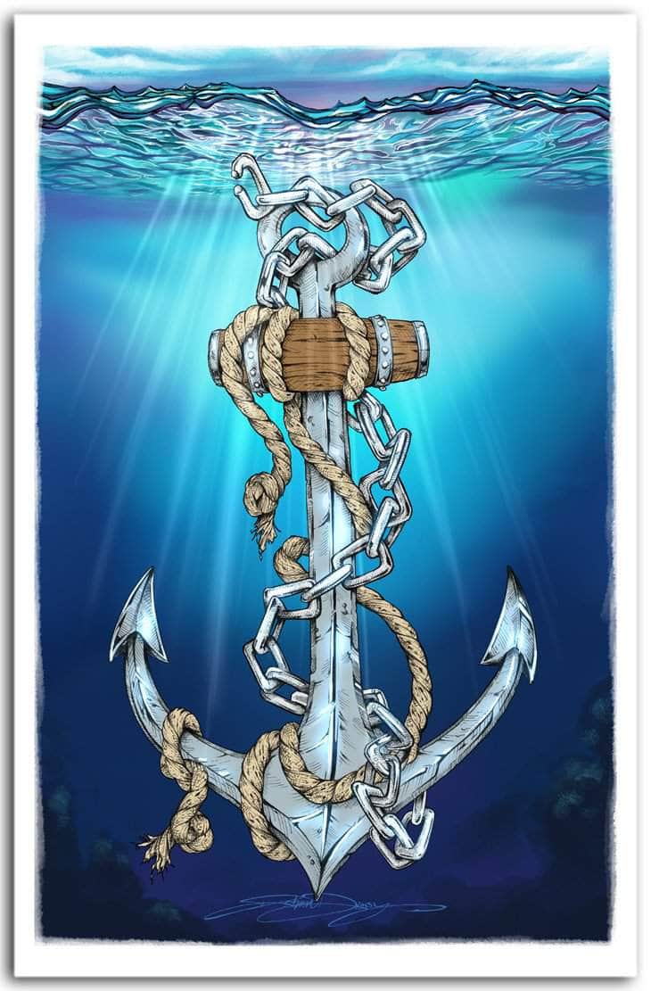 "Anchors Aweigh" Fine Art Paper Print