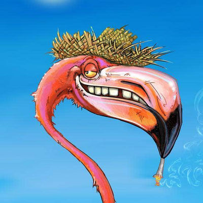 "Dirty Flamingo" Limited Edition Canvas