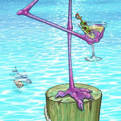 "Dirty Flamingo" Limited Edition Canvas