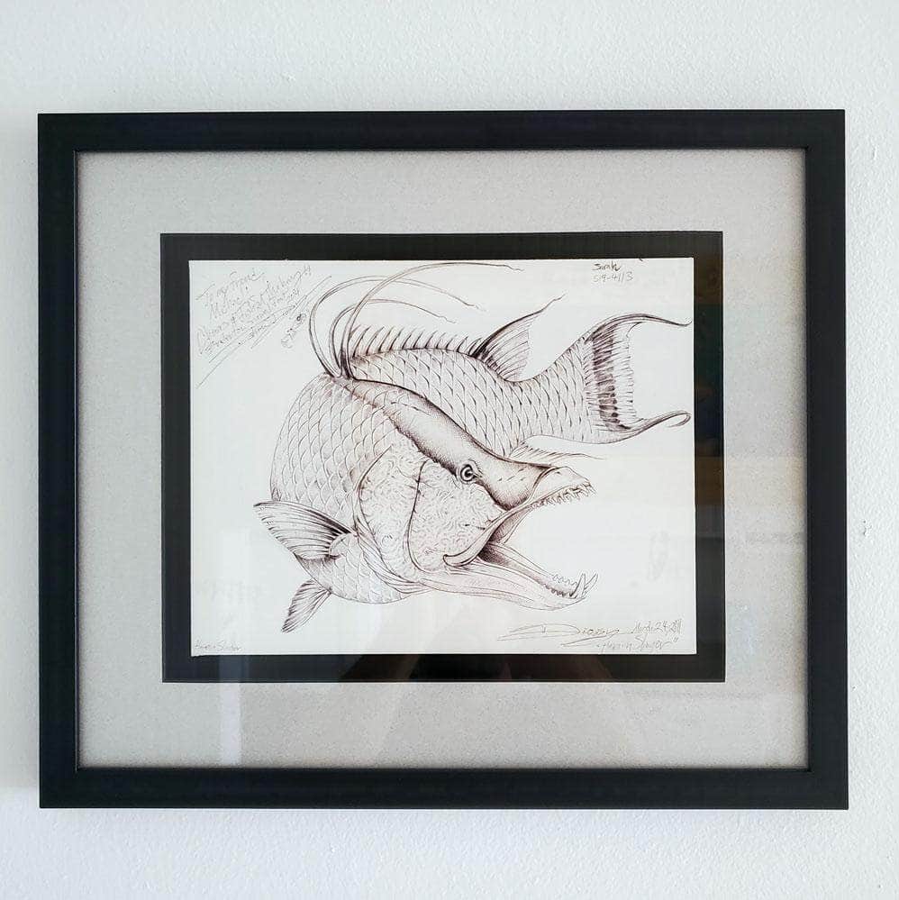 "Hogs Gone Wild" Original Pen/Ink by Steve Diossy