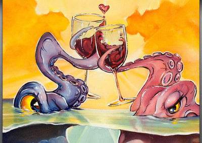 Streched, Signed, Limited Edition, Giclee on Canvas of Afternoon Delight painting