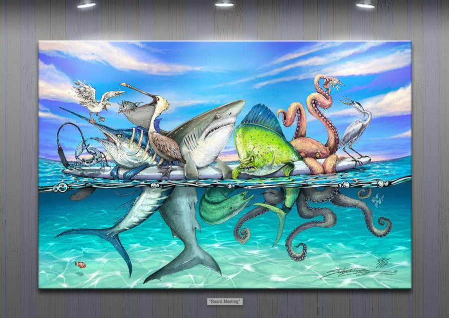 "Board Meeting" Limited Edition Canvas