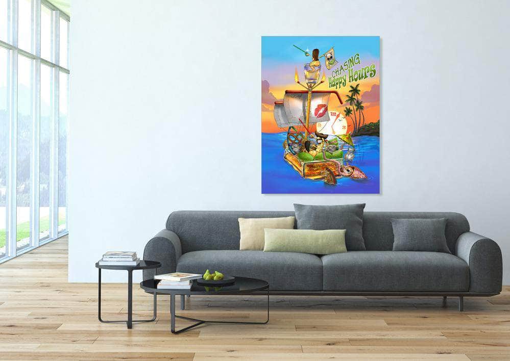 "Chasing Happy Hours" Limited Edition Canvas