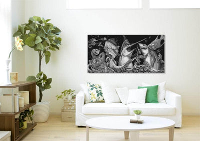 "Give and Take" Black and White Limited Edition Canvas