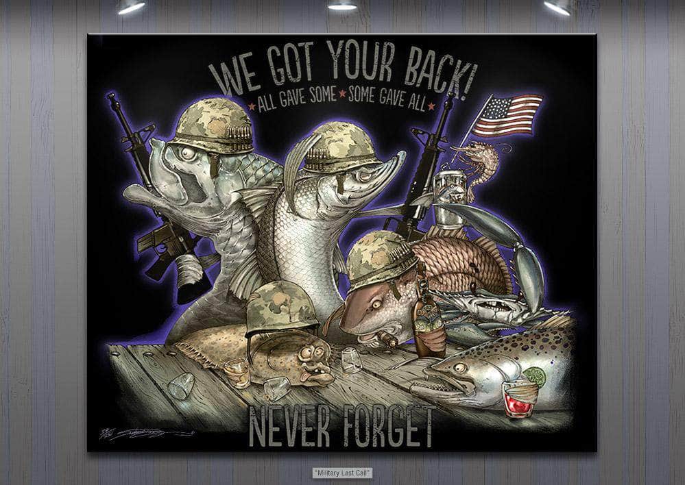 "Military Last Call” Limited Edition Canvas