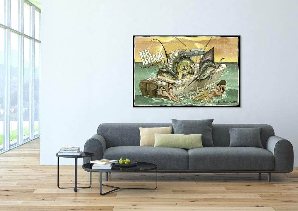 "Reel Reversal" Limited Edition Canvas