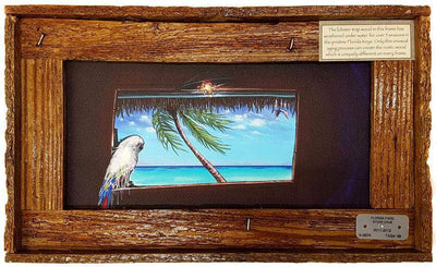"True Colors" Lobster Trap Framed Mini-Canvas